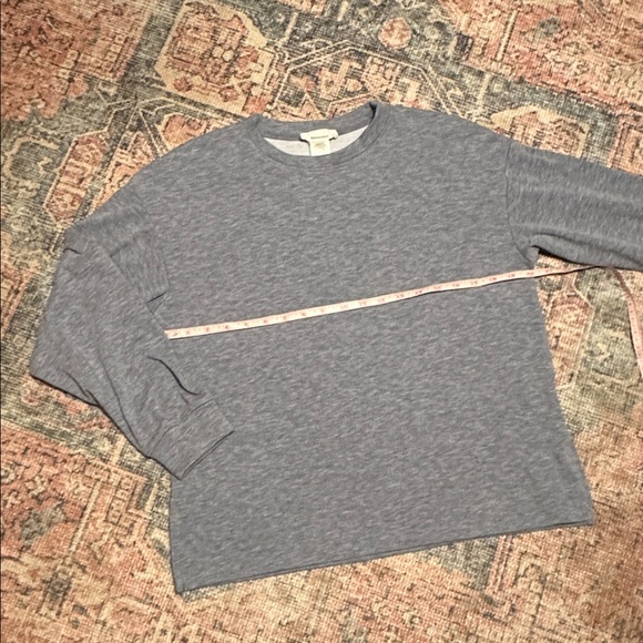 Urban Romantics Women Grey blue Jogger Crew Neck Sweater Set Lounge Wear - Picture 3 of 8